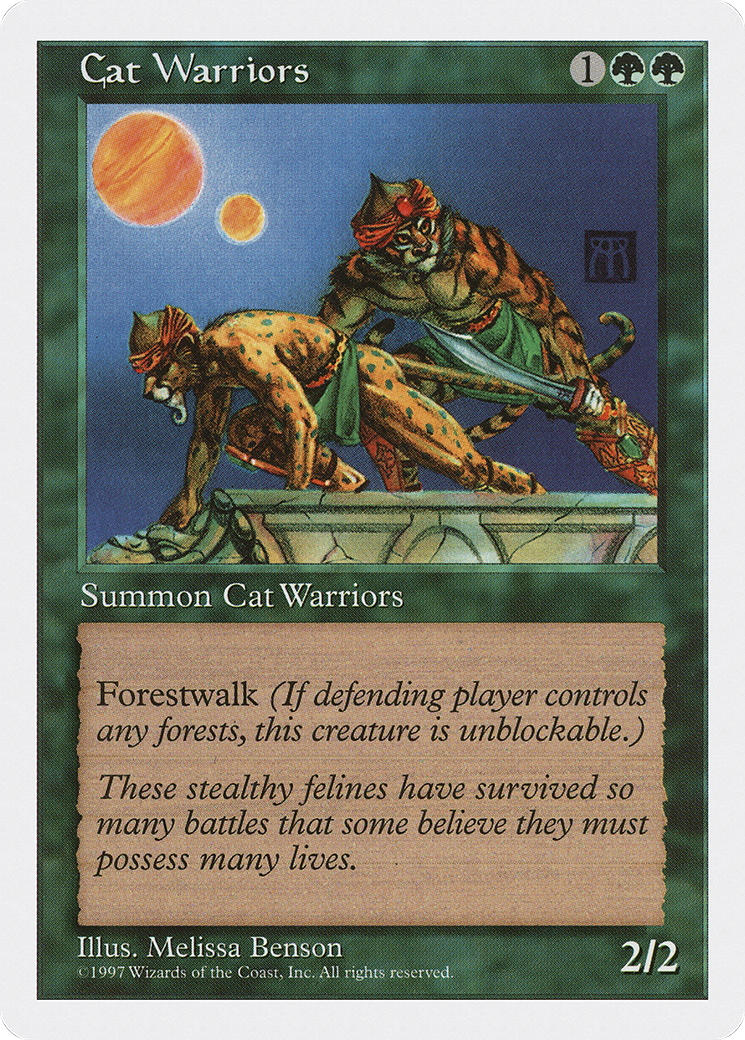 Cat Warriors (5ED-)  - Fifth Edition