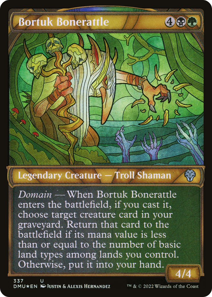 Bortuk Bonerattle (Textured Foil) (DMU-337)  Foil - Dominaria United: (Showcase)
