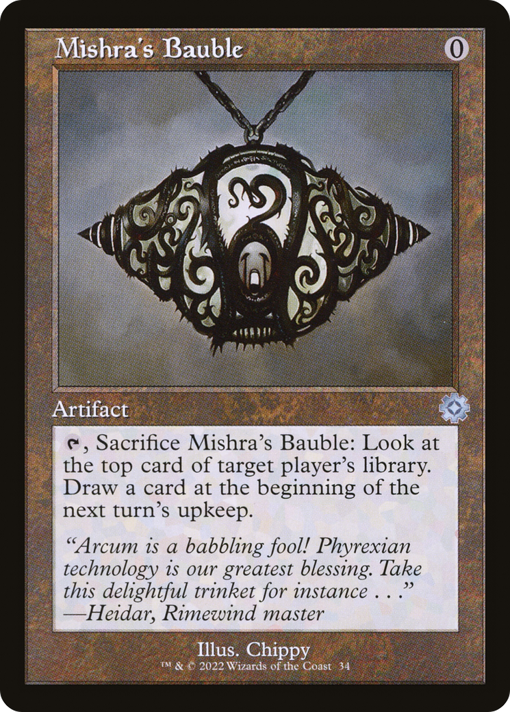 Mishra's Bauble (BRR-034)  Foil - The Brothers' War Retro Artifacts