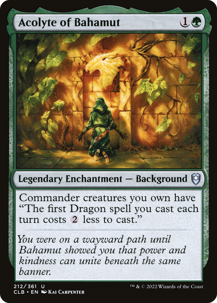 Acolyte of Bahamut (CLB-212)  - Commander Legends: Battle for Baldur's Gate