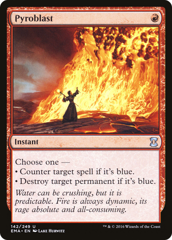 Pyroblast (EMA-142)  Foil - Eternal Masters