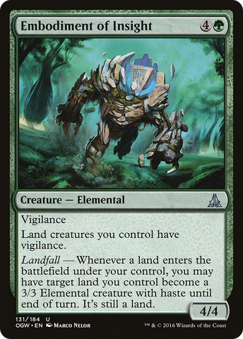 Embodiment of Insight (OGW-131)  Foil - Oath of the Gatewatch