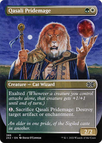 Qasali Pridemage (Borderless) (2X2-386)  Foil - Double Masters 2022