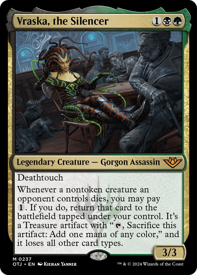 Vraska, the Silencer (OTJ-237)  Foil - Outlaws of Thunder Junction