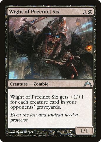 Wight of Precinct Six (GTC-084)  Foil - Gatecrash