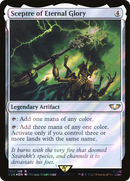 Sceptre of Eternal Glory (Surge Foil) (40K-166)  Foil - Warhammer 40,000 Commander