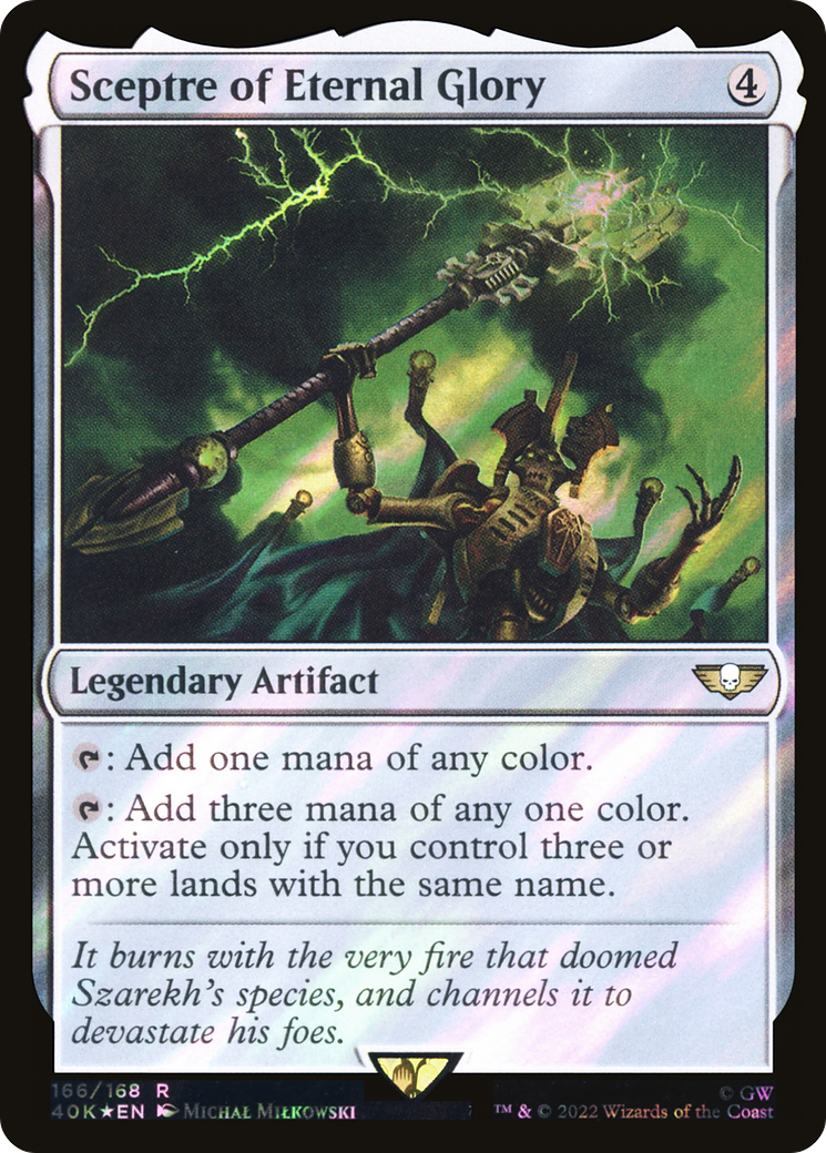 Sceptre of Eternal Glory (Surge Foil) [Universes Beyond: Warhammer 40,000]