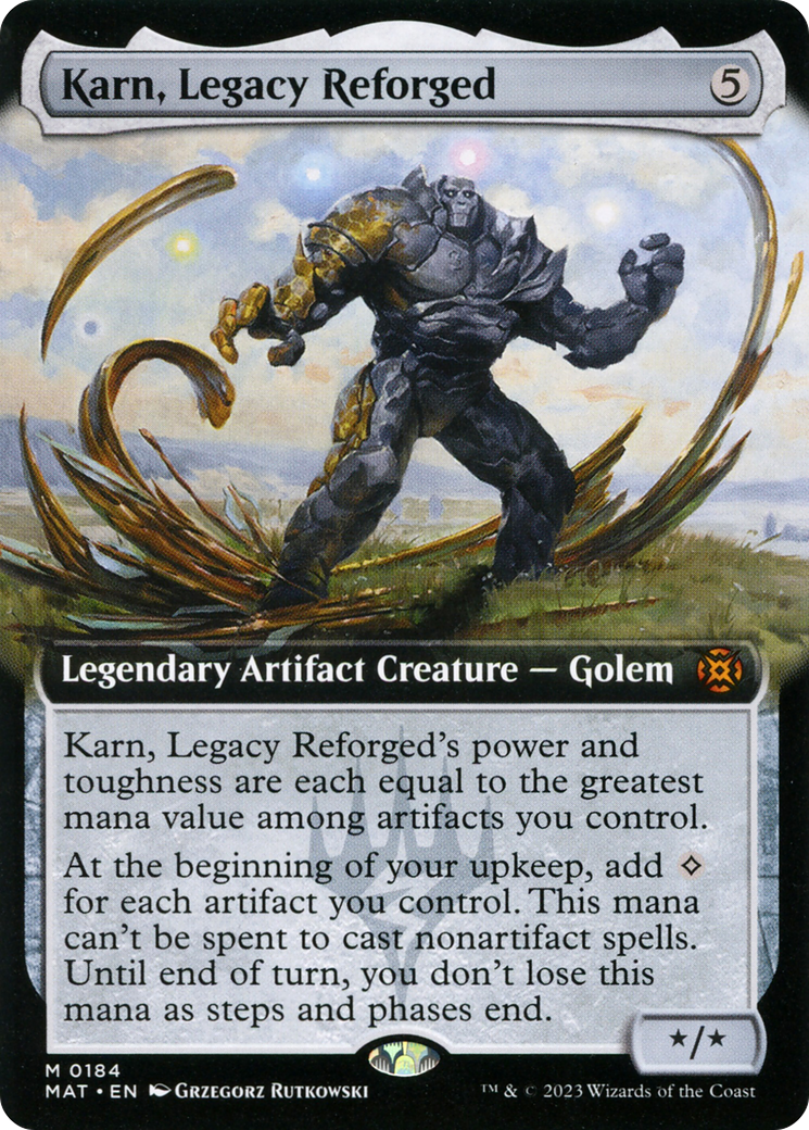 Karn, Legacy Reforged (Extended Art) (MAT-184)  Foil - March of the Machine: The Aftermath: (Extended Art)