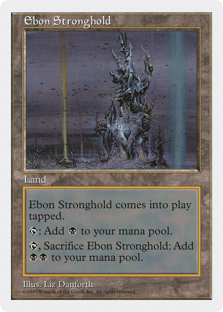 Ebon Stronghold (5ED-)  - Fifth Edition