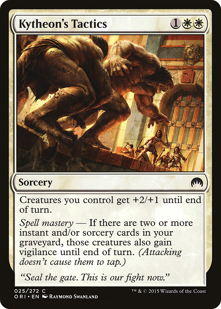 Kytheon's Tactics (ORI-025)  Foil - Magic Origins