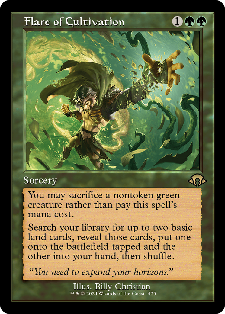 Flare of Cultivation (Retro Frame) (MH3-425)  Foil - Modern Horizons 3