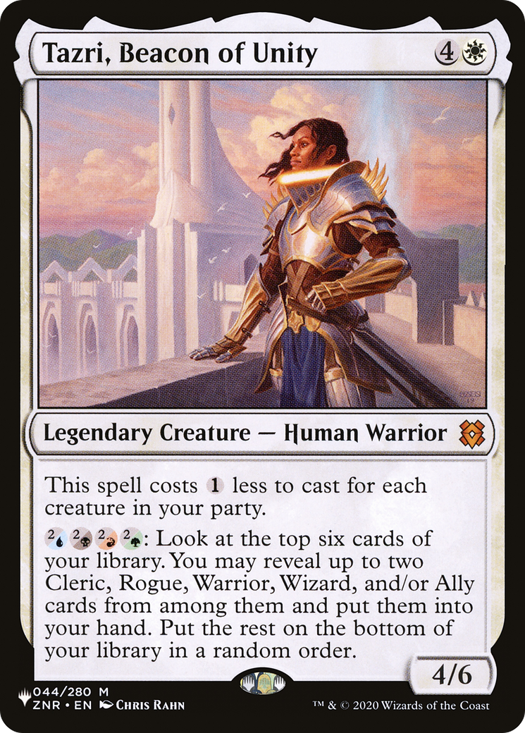 Tazri, Beacon of Unity (LIST-ZNR-44)  - The List