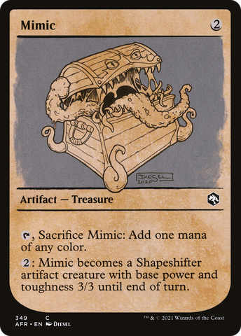 Mimic (Showcase) (AFR-349)  - Adventures in the Forgotten Realms: (Showcase)