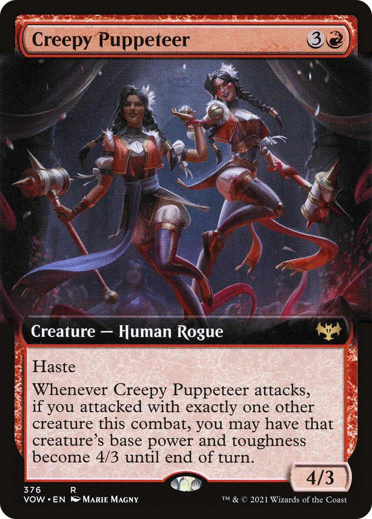 Creepy Puppeteer (Extended Art) (VOW-376)  Foil - Innistrad: Crimson Vow: (Extended Art)