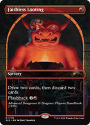 Faithless Looting (SLD-1779)  - Secret Lair Drop (Borderless)