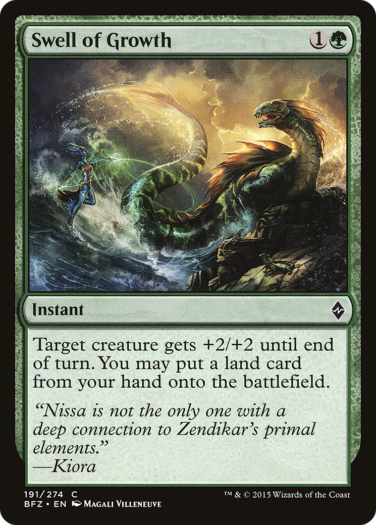 Swell of Growth (BFZ-191)  Foil - Battle for Zendikar