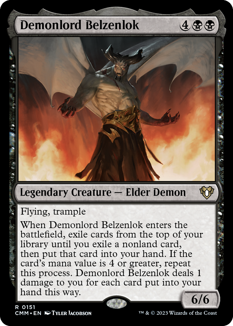Demonlord Belzenlok (CMM-151)  Foil - Commander Masters