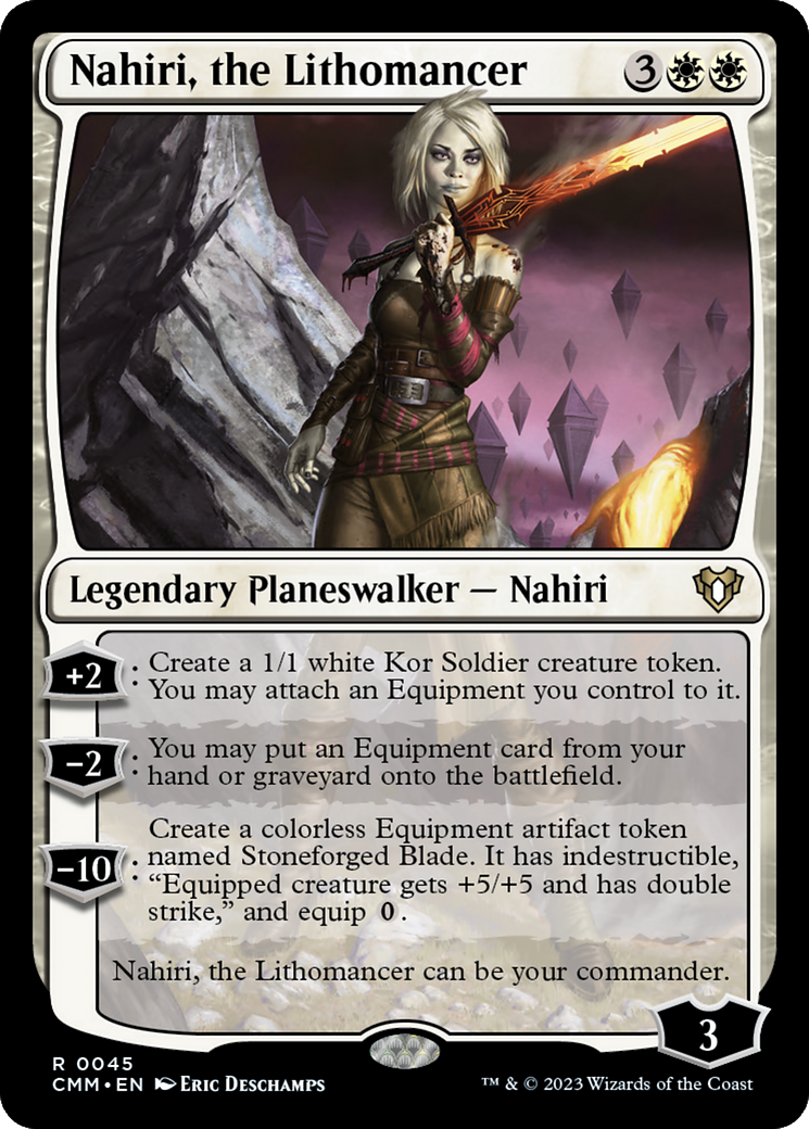 Nahiri, the Lithomancer (CMM-045)  - Commander Masters
