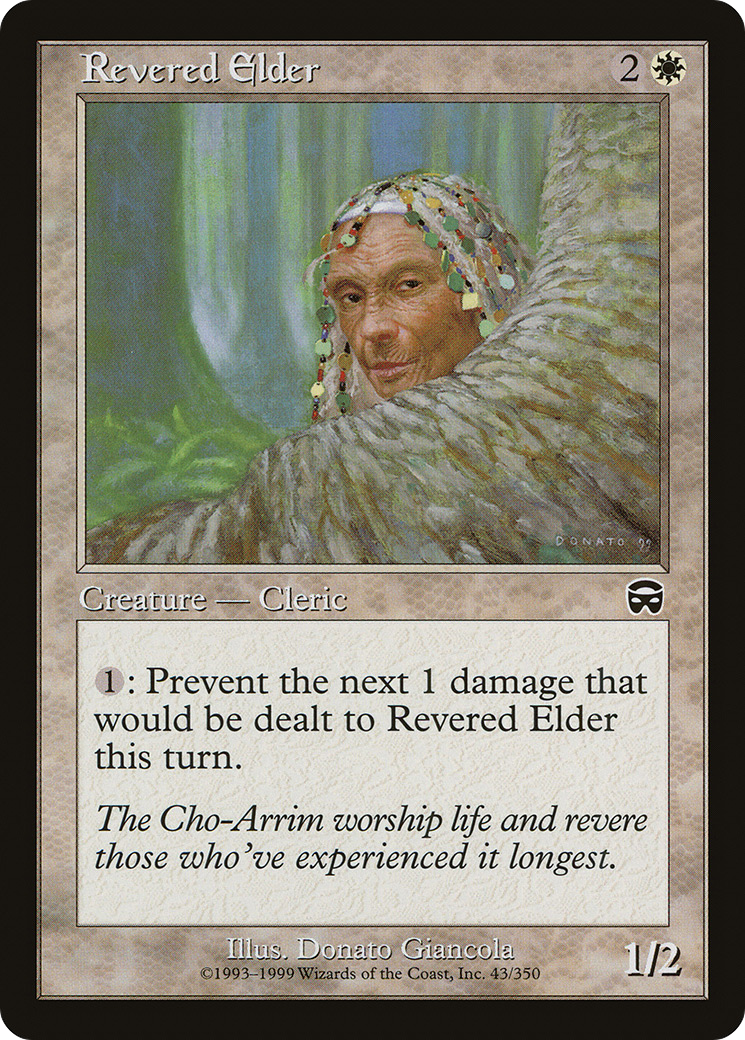 Revered Elder (MMQ-043)  Foil - Mercadian Masques