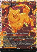 Enduring Courage (Showcase) (Fracture Foil) (DSK-402)  Foil - Duskmourn: House of Horror: (Showcase)