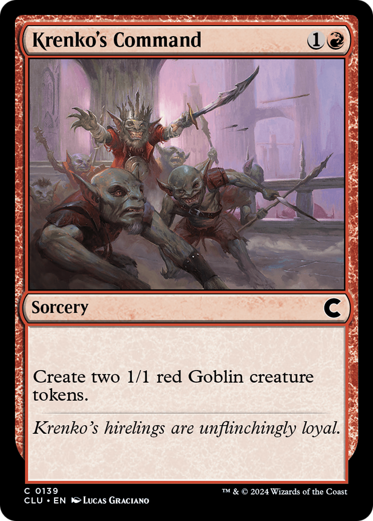 Krenko's Command (CLU-139)  - Ravnica: Clue Edition