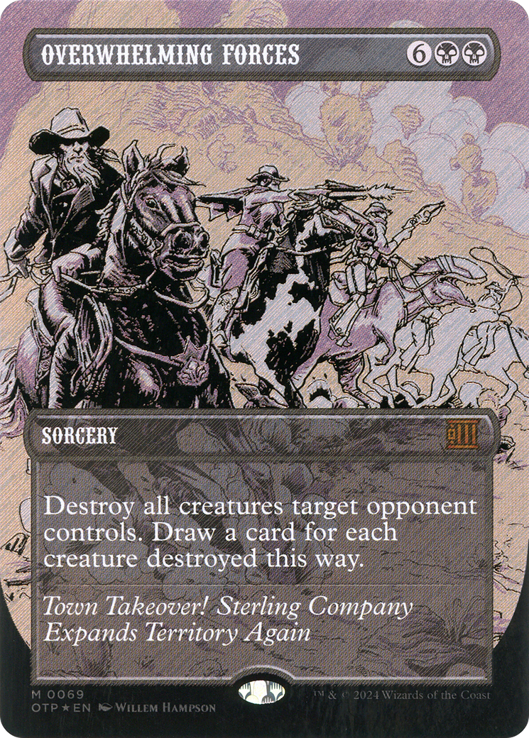 Overwhelming Forces (Textured Foil) (OTP-069)  Foil - Breaking News (Borderless)