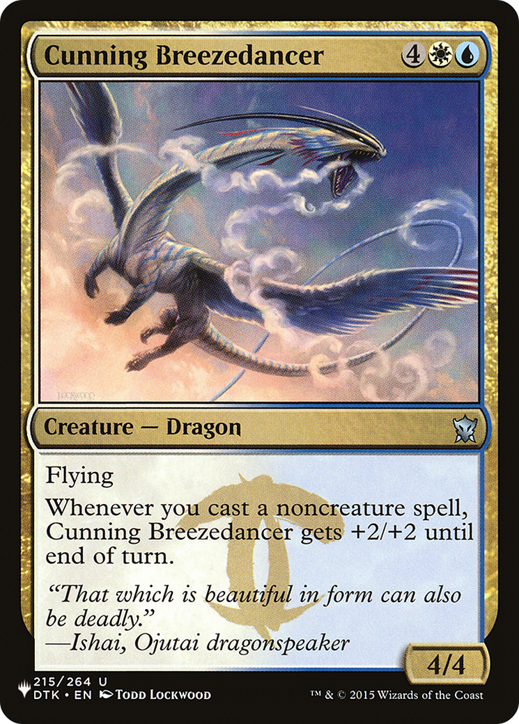 Cunning Breezedancer (PLST-DTK-215)  - The List