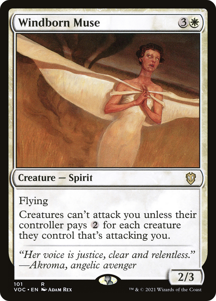 Windborn Muse (VOC-101)  - Crimson Vow Commander