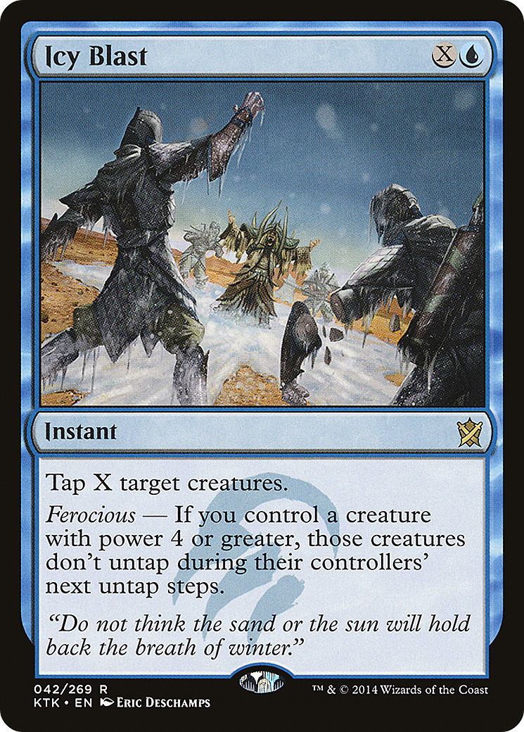 Icy Blast (KTK-042)  - Khans of Tarkir