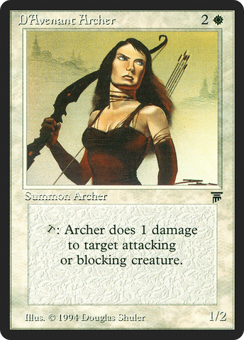 D'Avenant Archer (LEG-007) - Legends