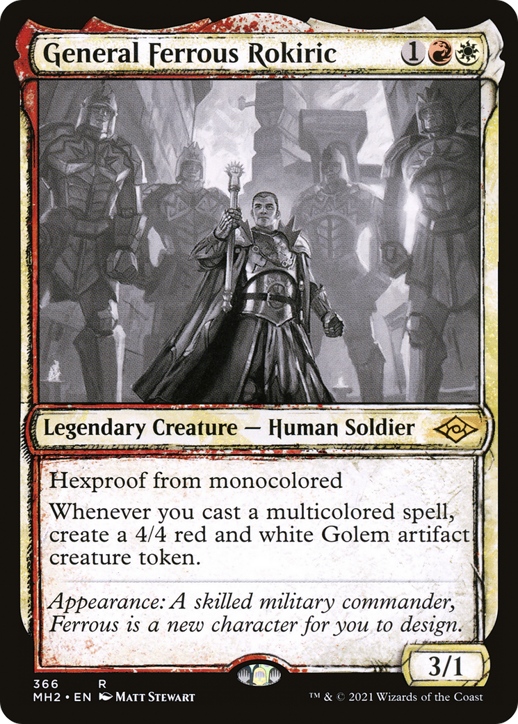 General Ferrous Rokiric (Showcase) (MH2-366)  - Modern Horizons 2: (Showcase)