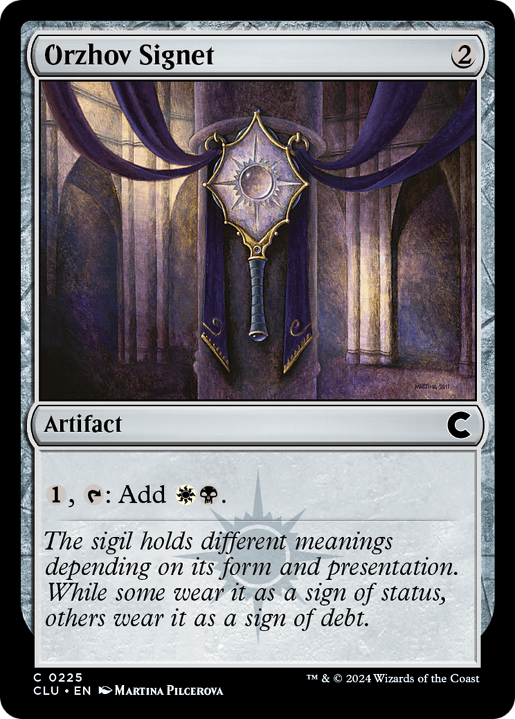 Orzhov Signet (CLU-225)  - Ravnica: Clue Edition