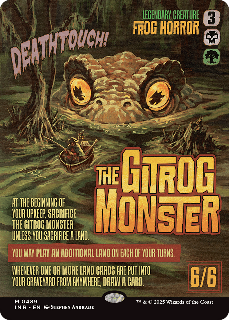 The Gitrog Monster (Showcase) (INR-489)  - Innistrad Remastered: (Showcase) (Borderless)
