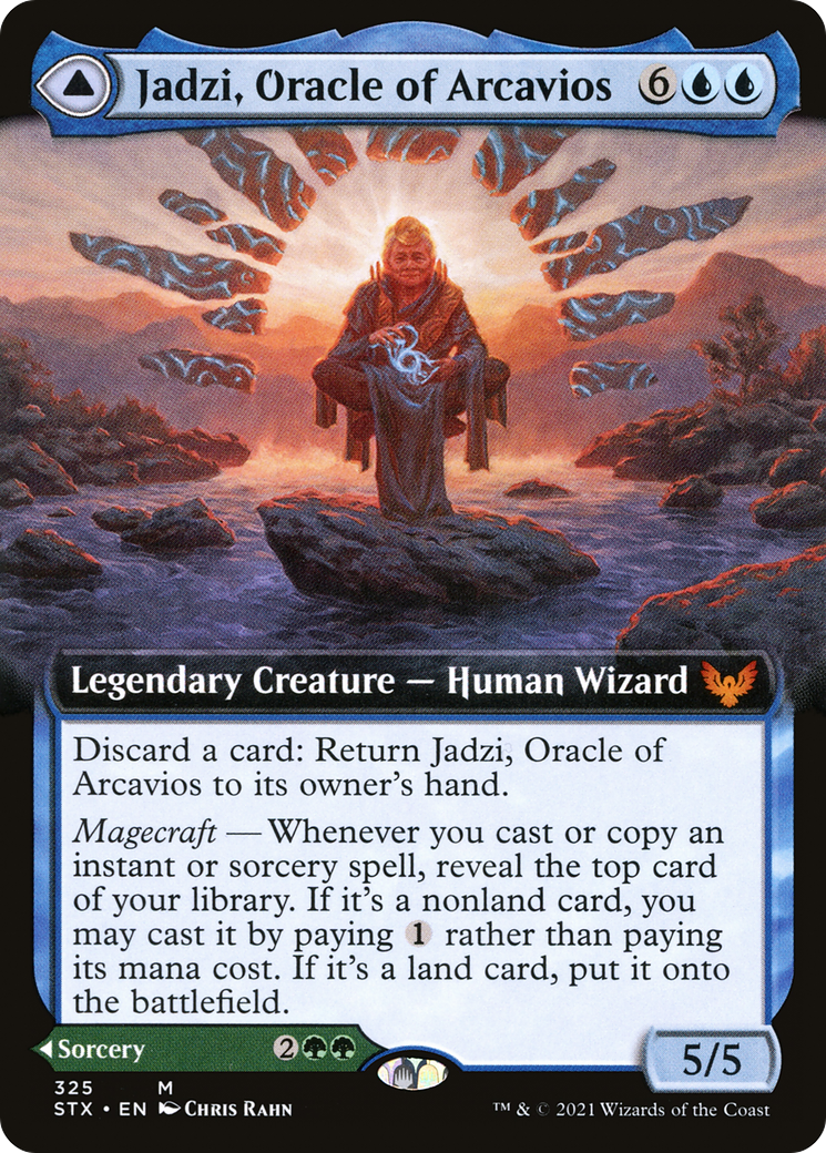 Jadzi, Oracle of Arcavios (Extended Art) (STX-325)  - Strixhaven: School of Mages: (Extended Art)