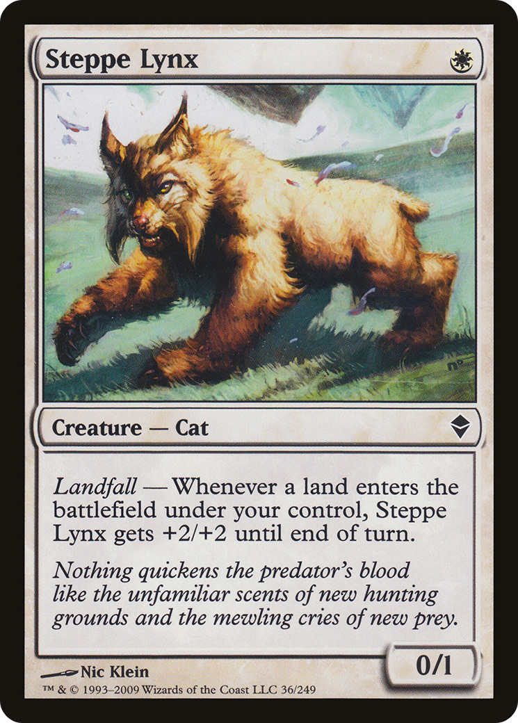 Steppe Lynx (ZEN-036)  Foil - Zendikar