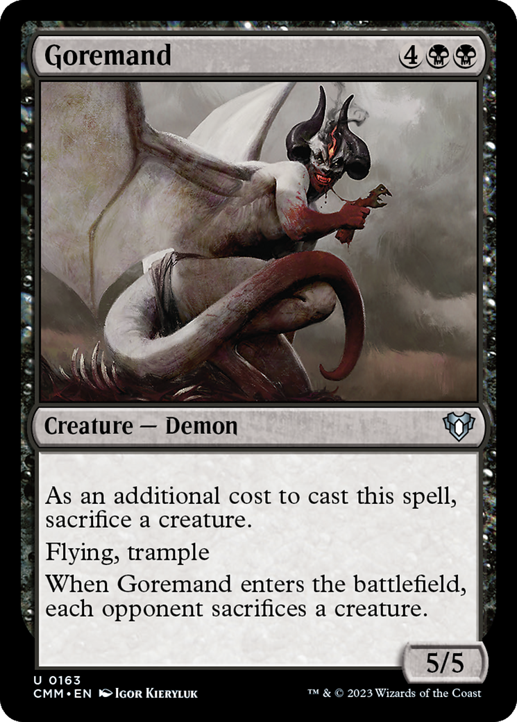 Goremand (CMM-163)  - Commander Masters