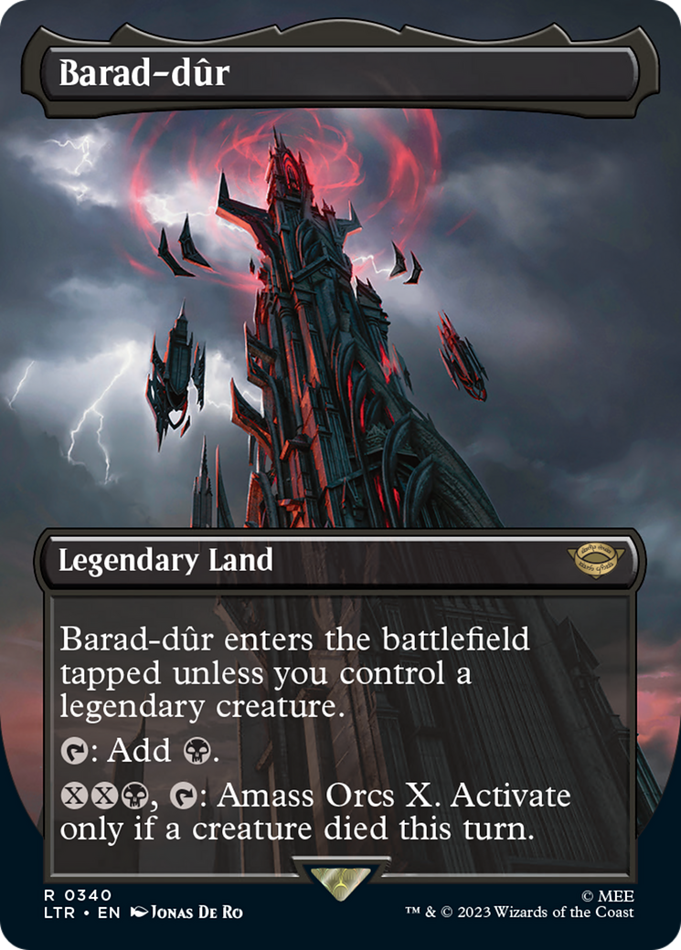 Barad-dur (0340) (Borderless) (LTR-340)  - The Lord of the Rings: Tales of Middle-earth