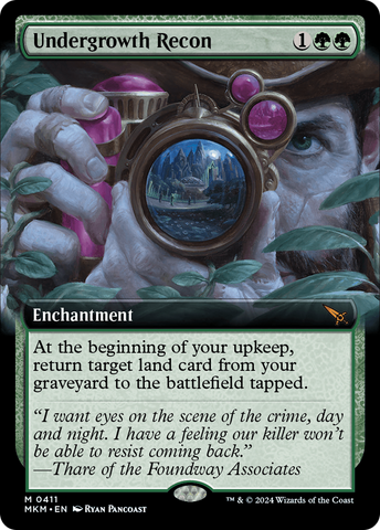 Undergrowth Recon (Extended Art) (MKM-411)  - Murders at Karlov Manor: (Extended Art)