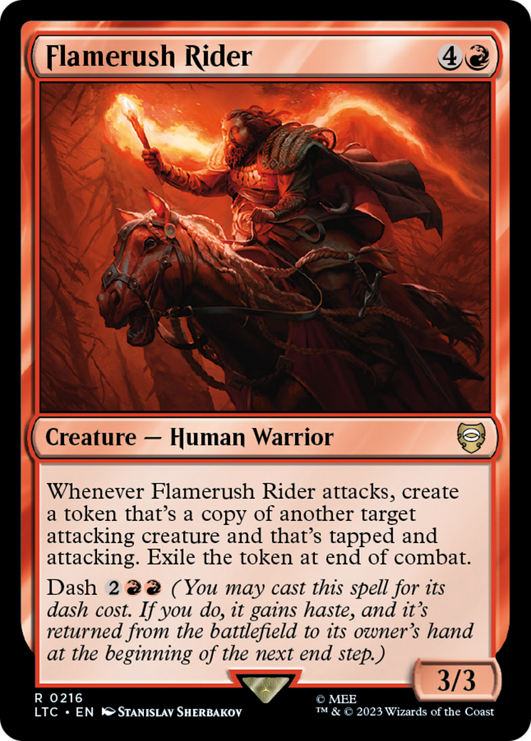 Flamerush Rider (LTC-216)  - Tales of Middle-earth Commander