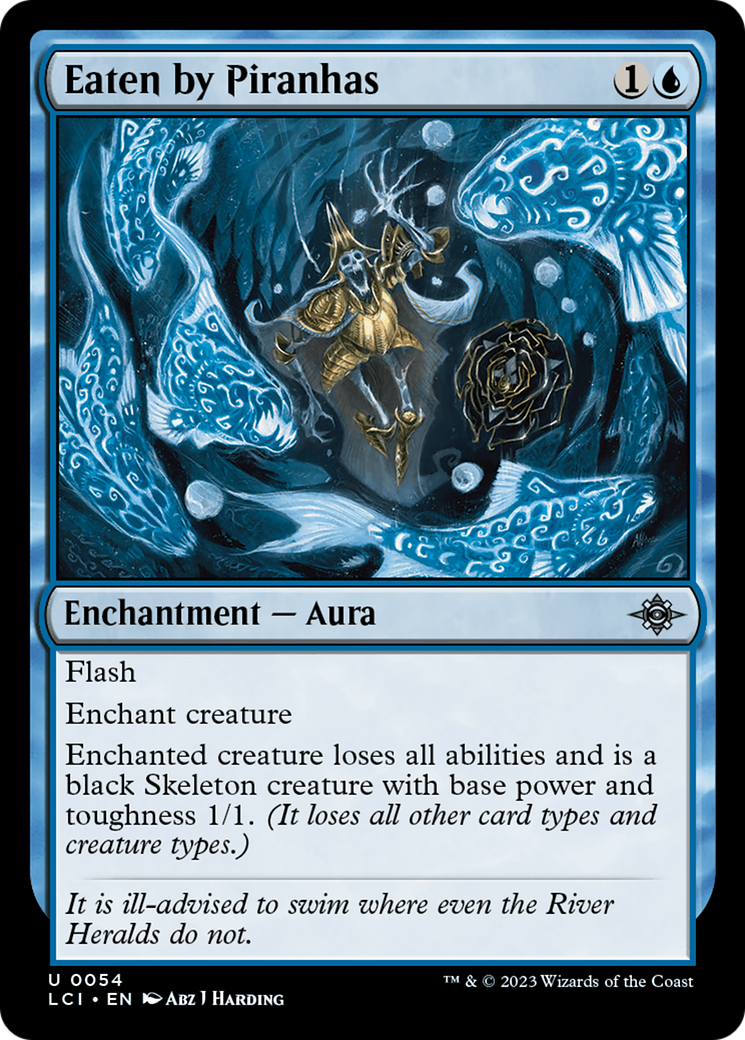Eaten by Piranhas (LCI-054)  Foil - The Lost Caverns of Ixalan