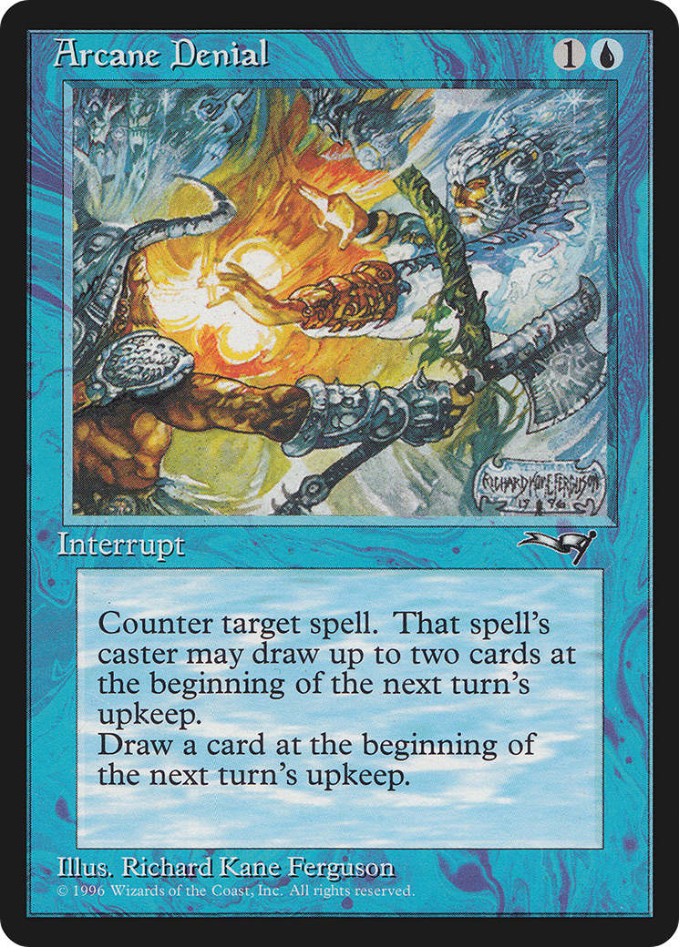 Arcane Denial (Axe) (ALL-033)  - Alliances