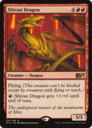 Shivan Dragon (M15-281)  Foil - Magic 2015