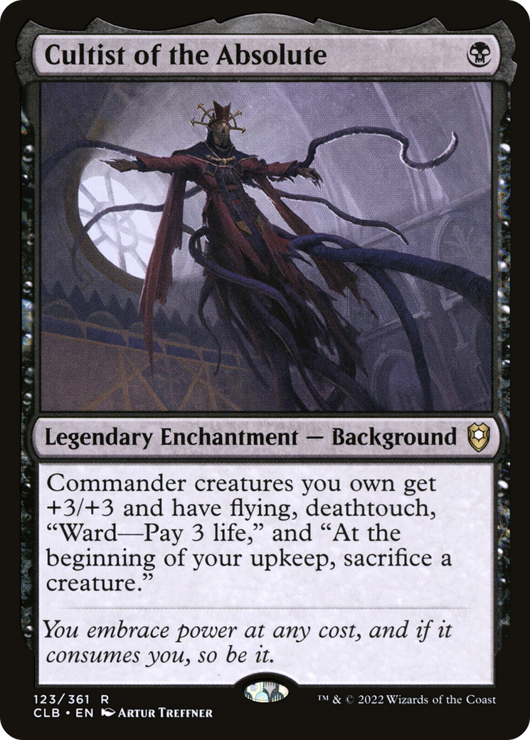 Cultist of the Absolute (CLB-123)  - Commander Legends: Battle for Baldur's Gate