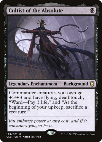 Cultist of the Absolute (CLB-123)  - Commander Legends: Battle for Baldur's Gate