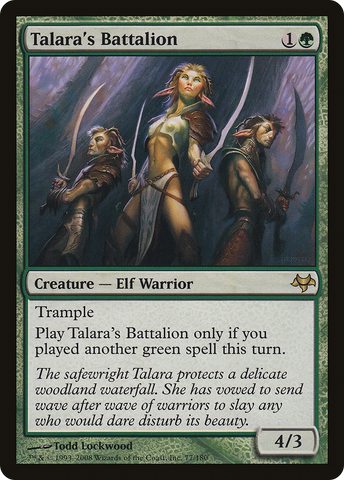 Talara's Battalion (EVE-077)  Foil - Eventide