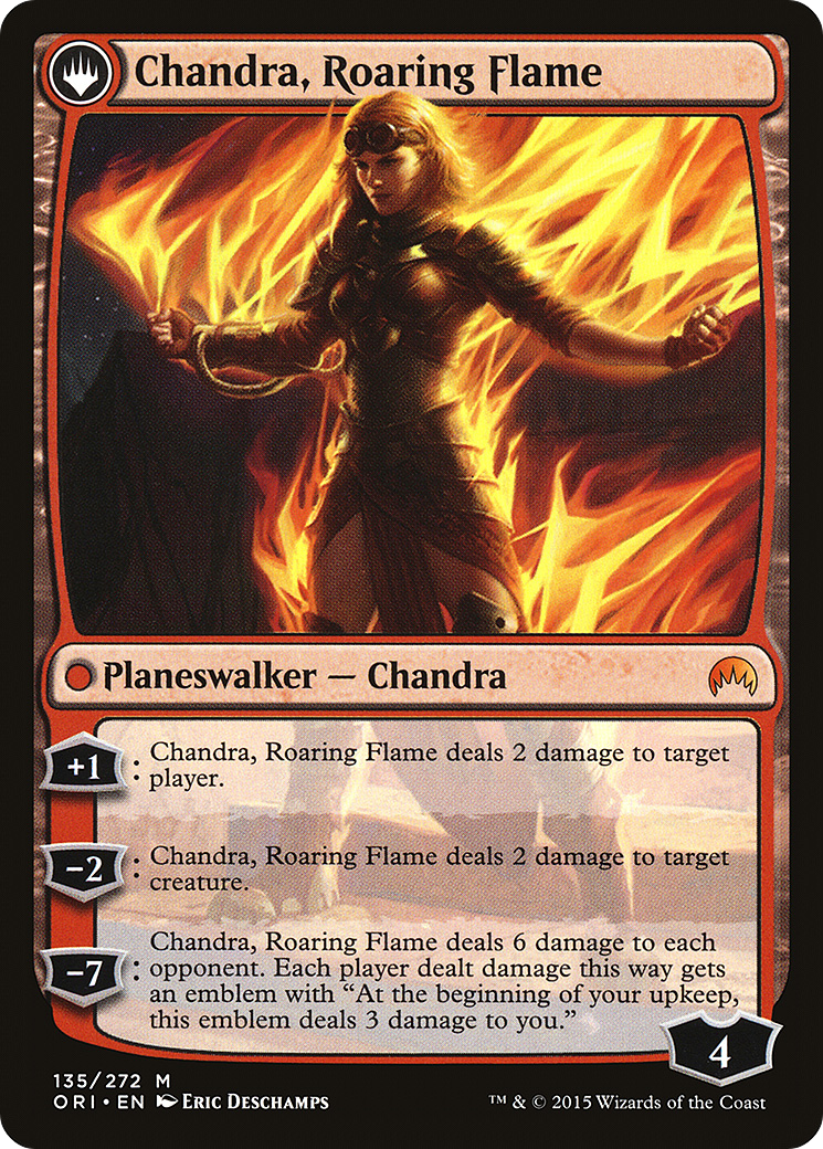Chandra, Fire of Kaladesh (ORI-135)  Foil - Magic Origins: (originpwdfc)