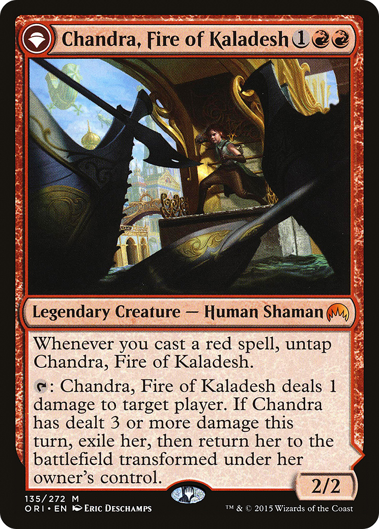 Chandra, Fire of Kaladesh (ORI-135)  - Magic Origins: (originpwdfc)