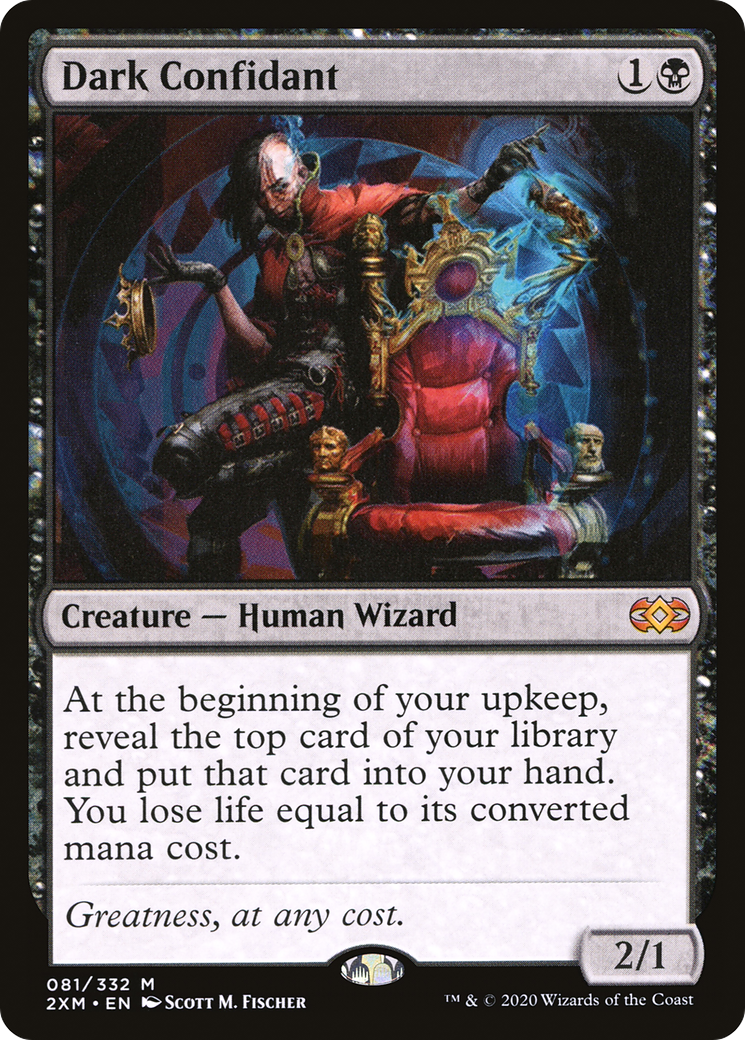 Dark Confidant (2XM-081)  Foil - Double Masters