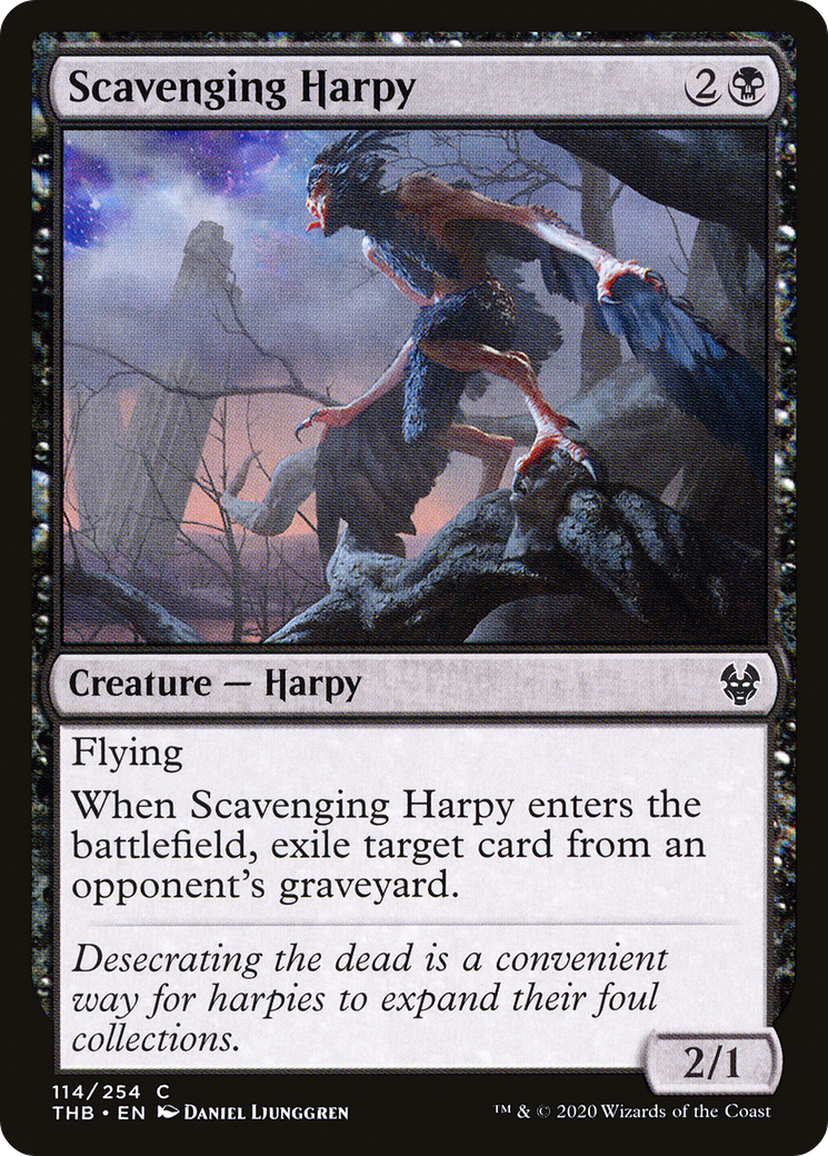 Scavenging Harpy (THB-114)  Foil - Theros Beyond Death