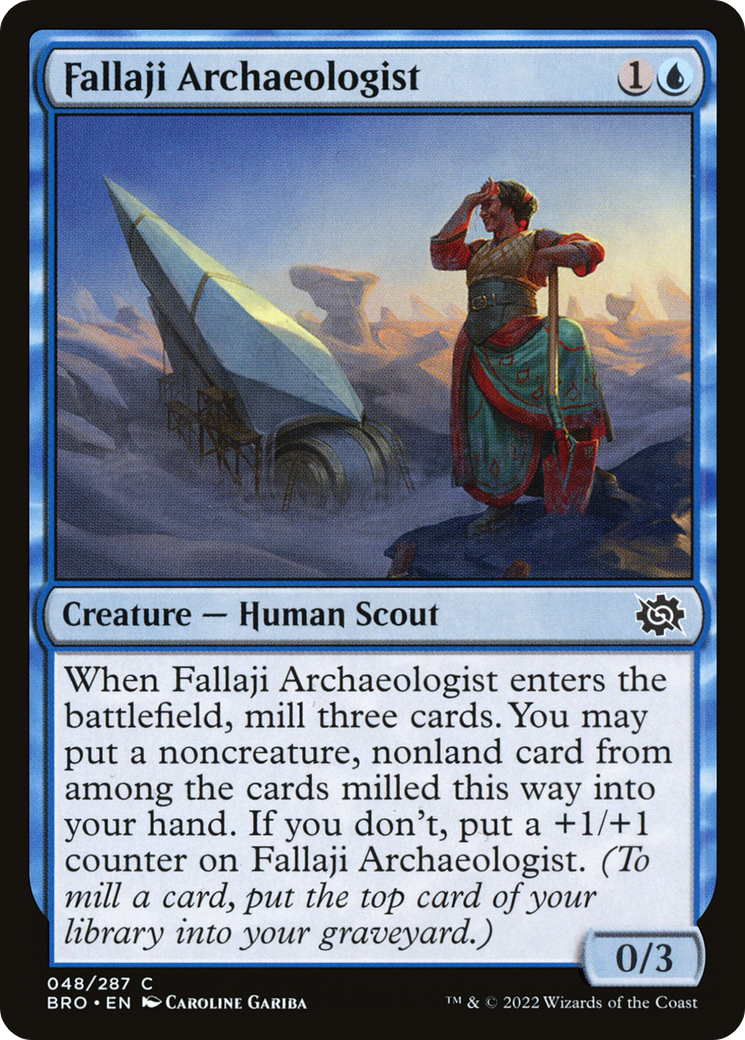Fallaji Archaeologist (BRO-048)  Foil - The Brothers' War